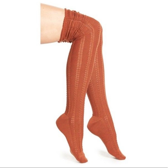 Free People Accessories - Free People Openwork Over The Knee Sock